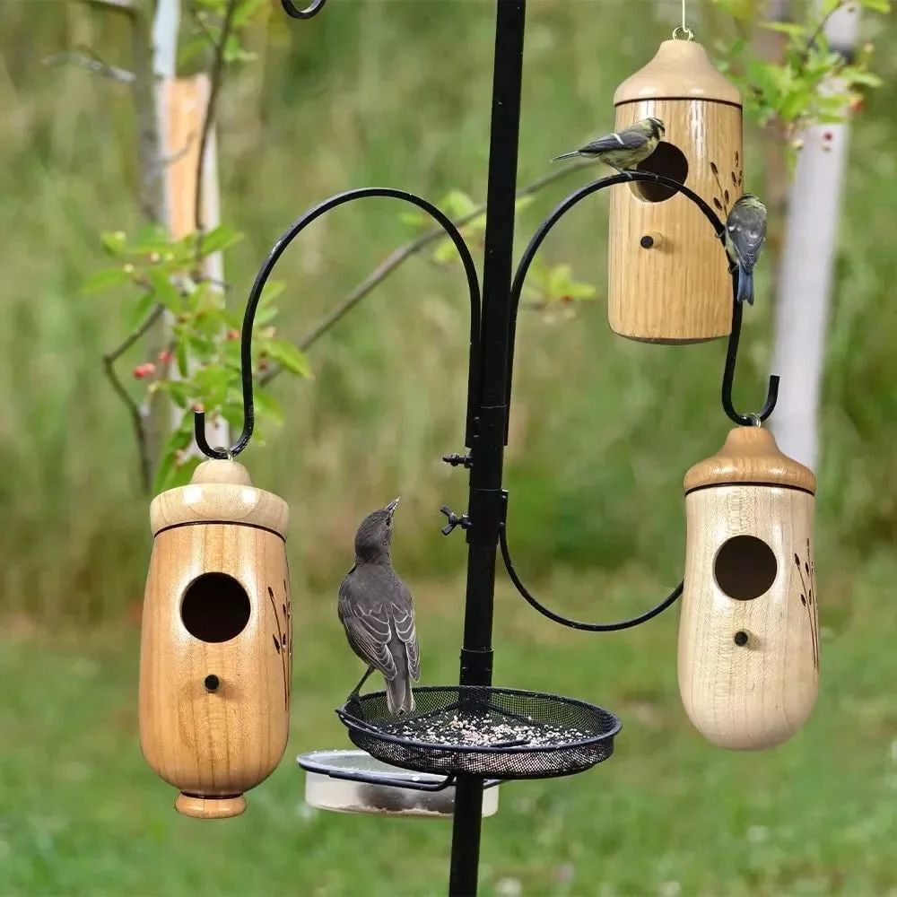 Wooden Hummingbird Nest Box