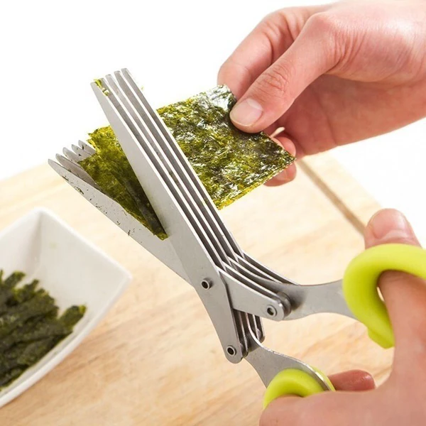 5-Blade Salad and Herb Kitchen Scissors