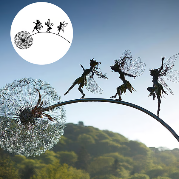 Steel Fairy Garden Sculptures