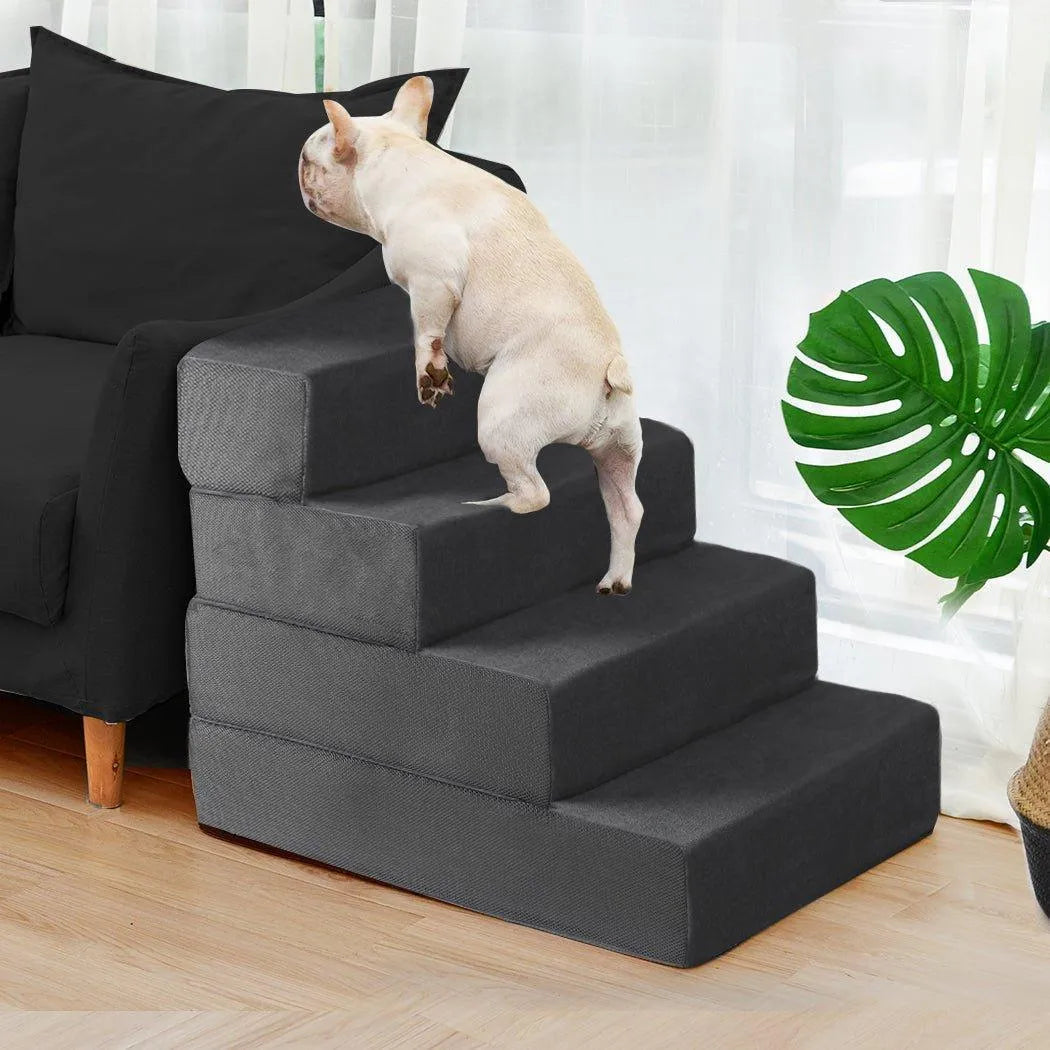 Escalier en mousse pour chien, housse amovible