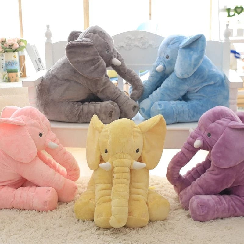 Peluche éléphant géante, 40 ou 60 cm