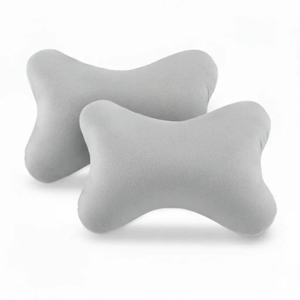 Small Cotton Travel Pillows, Set of 2, 20 x 30 cm