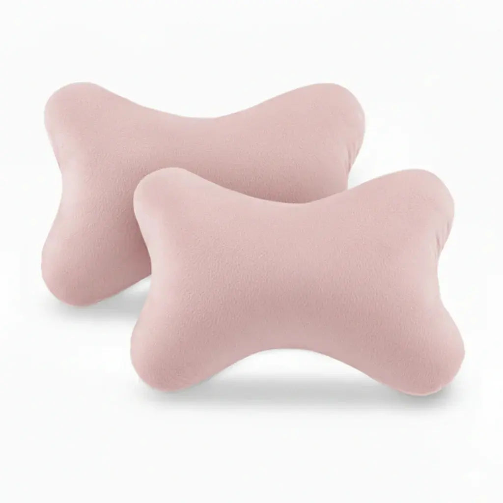Small Cotton Travel Pillows, Set of 2, 20 x 30 cm