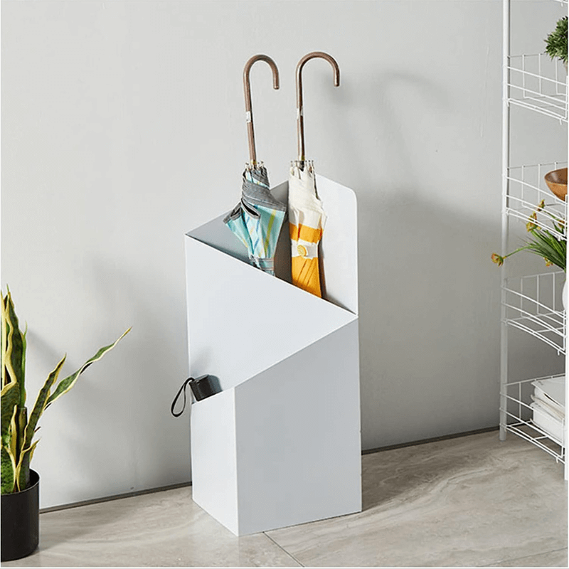 Porte-parapluie en métal, design scandinave géométrique
