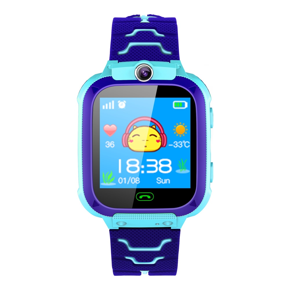 Montre connectée pour enfant avec appel et bouton SOS