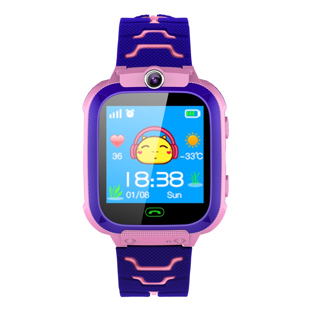 Montre connectée pour enfant avec appel et bouton SOS