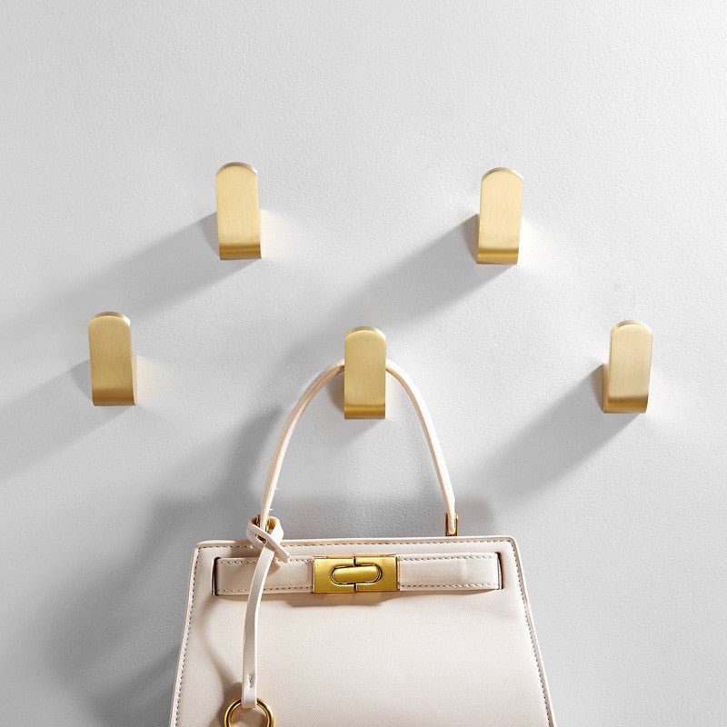 Gold Brass Wall Hook, Modern Design