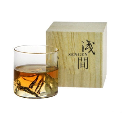 Verre à whisky en cristal, design japonais