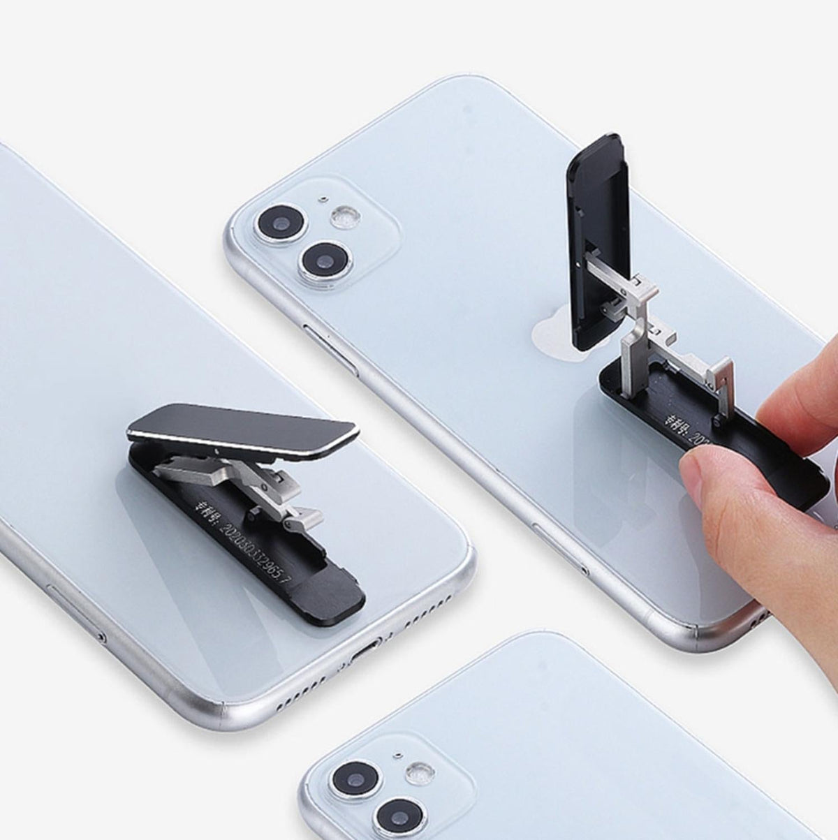 Support de téléphone pliable ultra-fin en aluminium