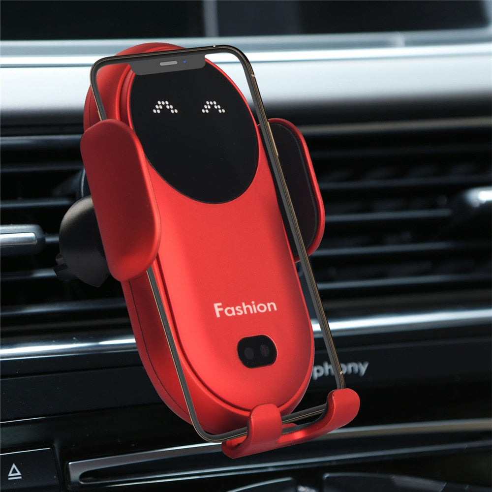 Support téléphone voiture avec charge sans fil 15 W