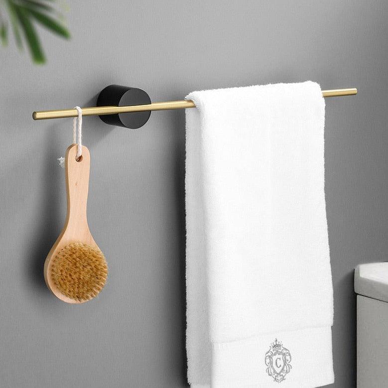 Porte-Serviettes en Aluminium Brossé, 40 ou 60 cm