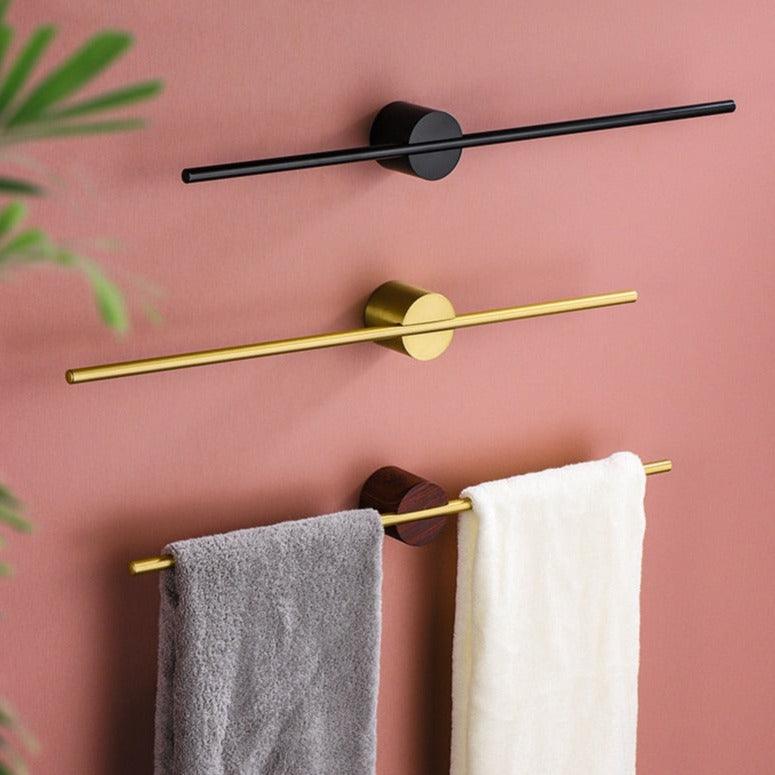 Porte-Serviettes en Aluminium Brossé, 40 ou 60 cm