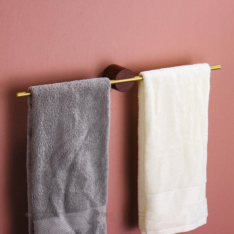 Porte-Serviettes en Aluminium Brossé, 40 ou 60 cm
