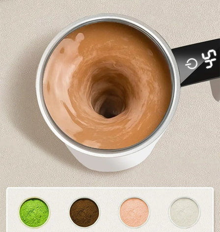 Mug rechargeable avec agitateur intégré