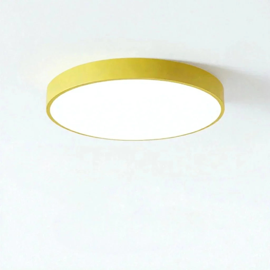Ultra-Slim Round LED Ceiling Light, 5 cm Deep