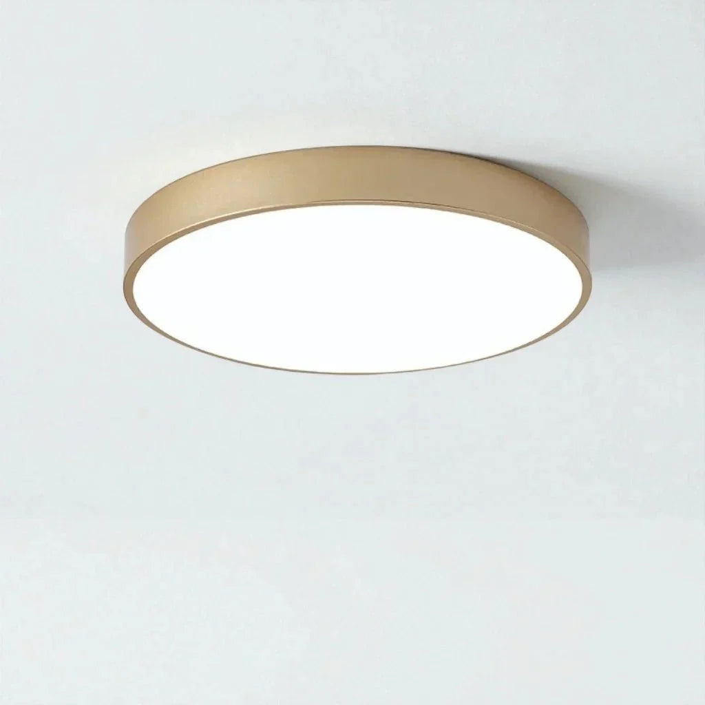 Ultra-Slim Round LED Ceiling Light, 5 cm Deep