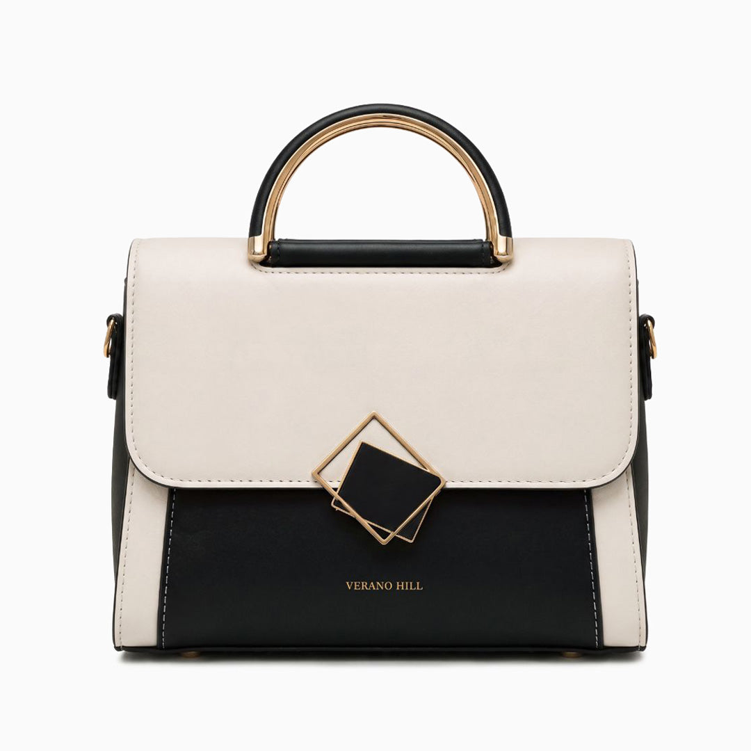 Lightweight White Shoulder Handbag