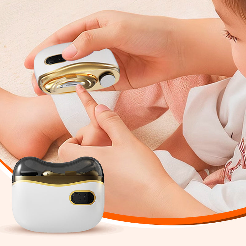 2-in-1 Electric Nail Clipper and Polisher, LED