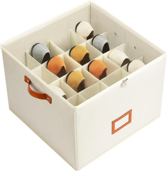 Organisateur à chaussures pliable en tissu