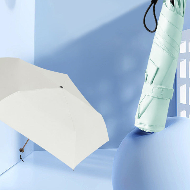 Ultralight 103 g Compact Umbrella for Rain and Sun