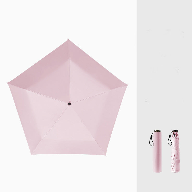 Ultralight 103 g Compact Umbrella for Rain and Sun
