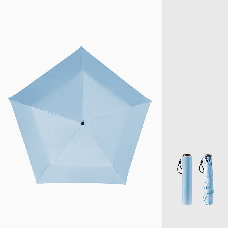 Ultralight 103 g Compact Umbrella for Rain and Sun