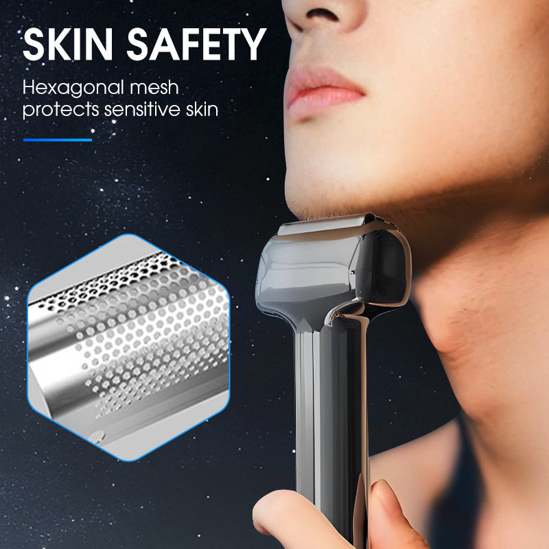 Rasoir électrique à grille rechargeable pour homme