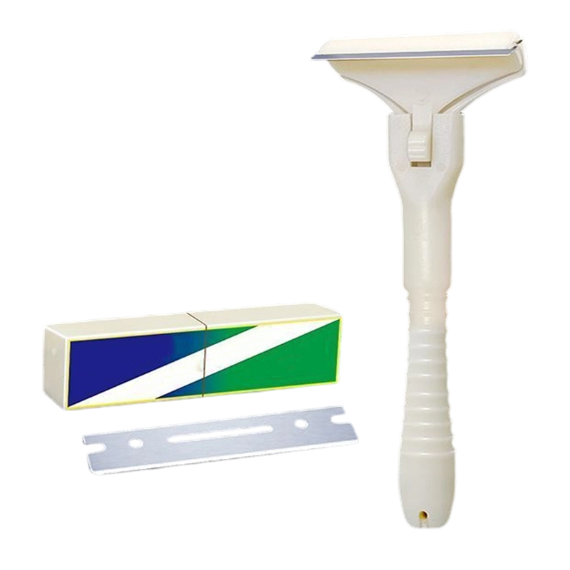 T-Shaped Meat Scraper, Steel and Resin, 10 Blades