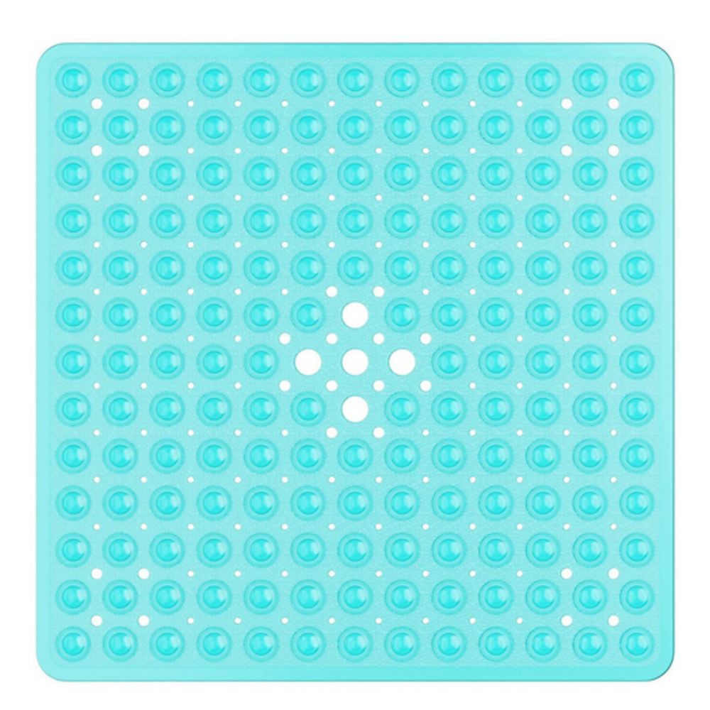 Tapis de douche antidérapant en PVC à ventouses, 53 cm