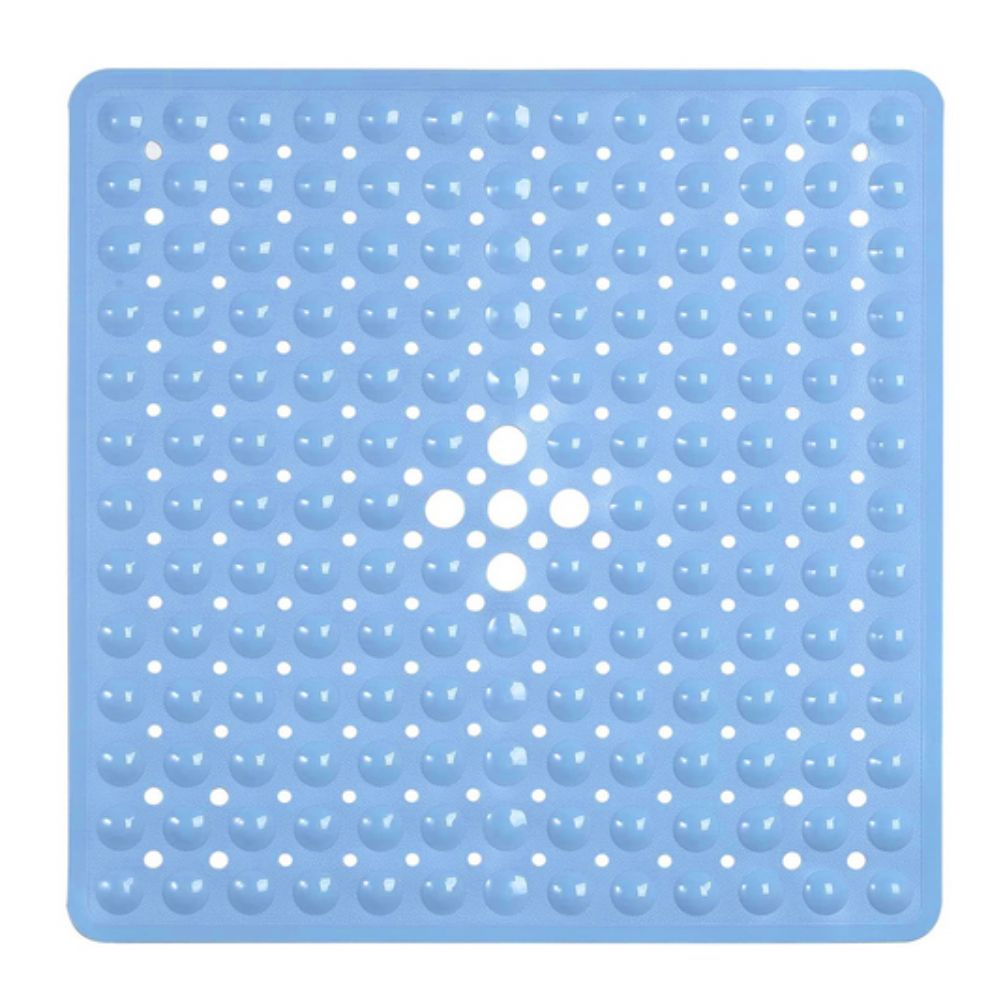 Tapis de douche antidérapant en PVC à ventouses, 53 cm