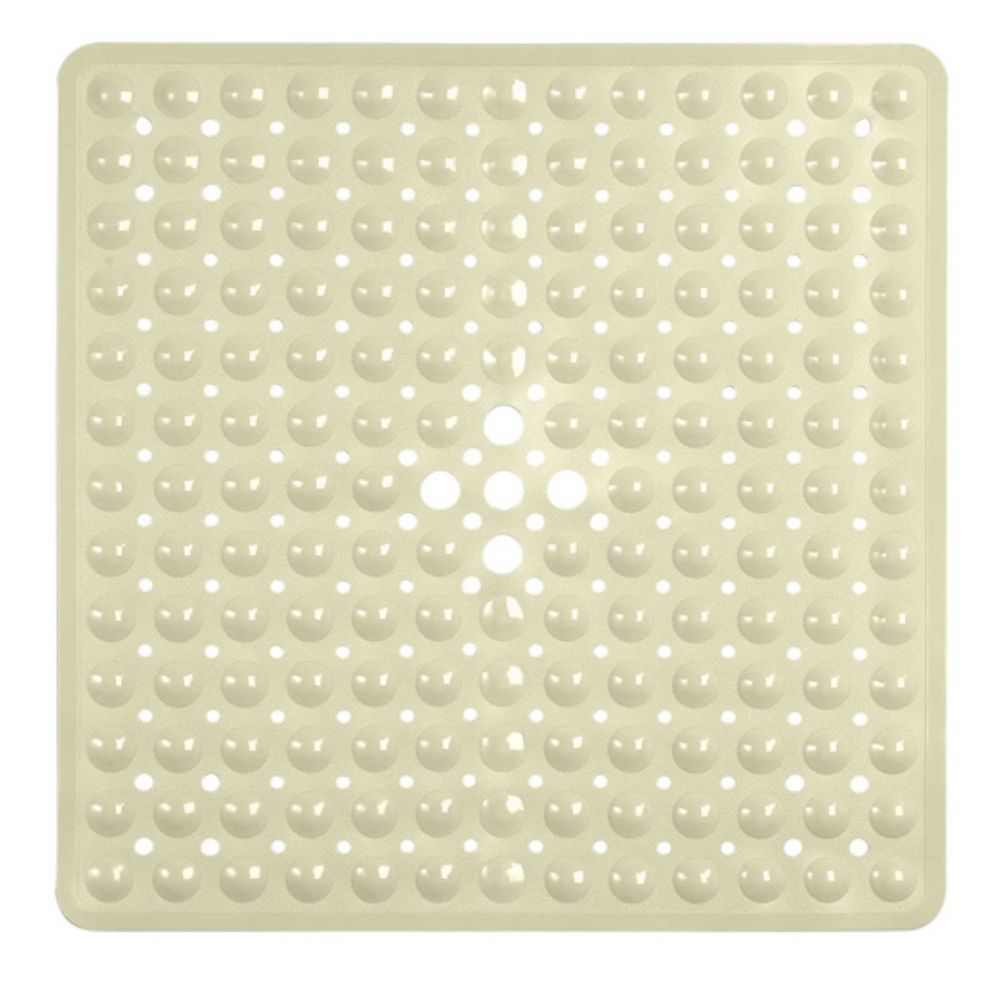 Tapis de douche antidérapant en PVC à ventouses, 53 cm
