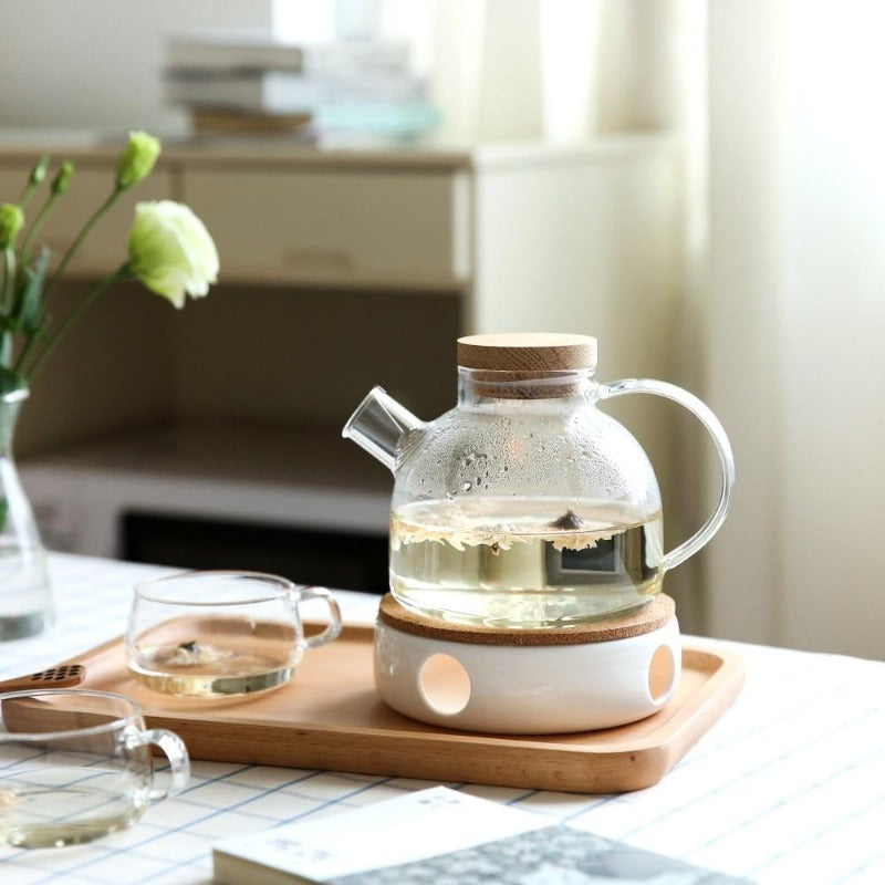 Borosilicate Glass Teapot, Single Pieces or Sets