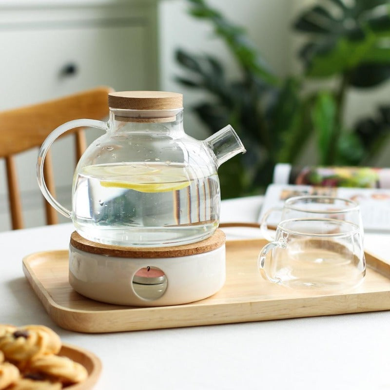 Borosilicate Glass Teapot, Single Pieces or Sets