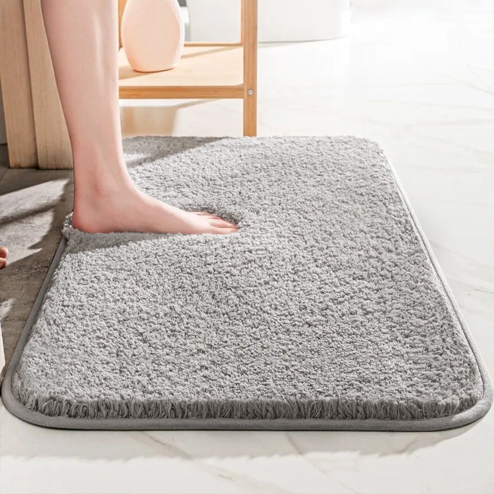 Tapis de bain extra épais en microfibre