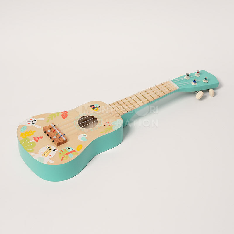 Children's Wooden Ukulele, Strung, Ages 3+