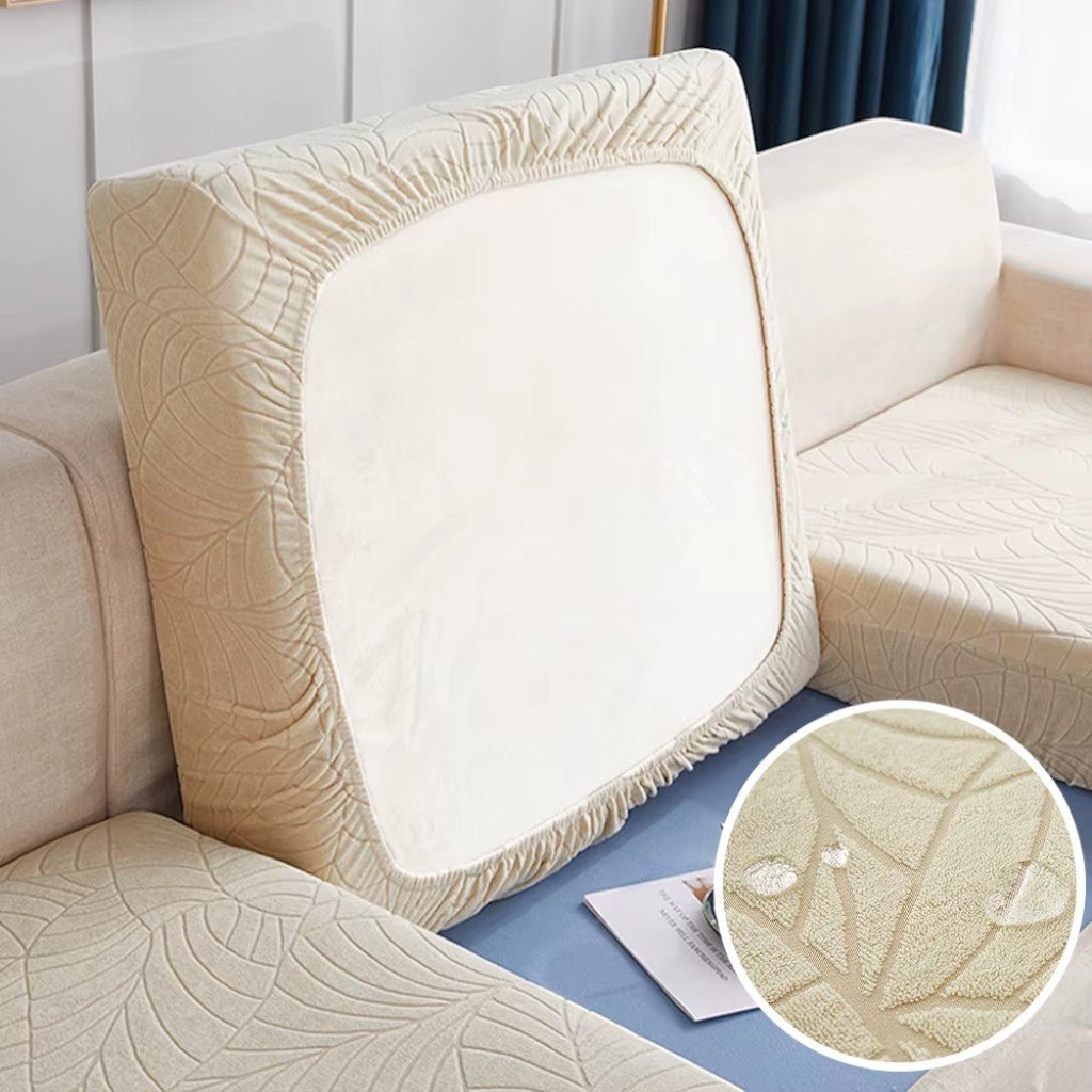 Housse de coussin de canapé en chenille, imperméable