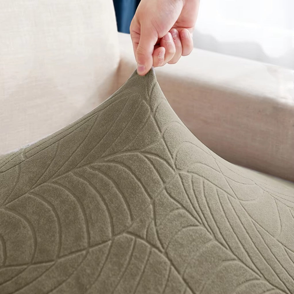 Housse de coussin de canapé en chenille, imperméable