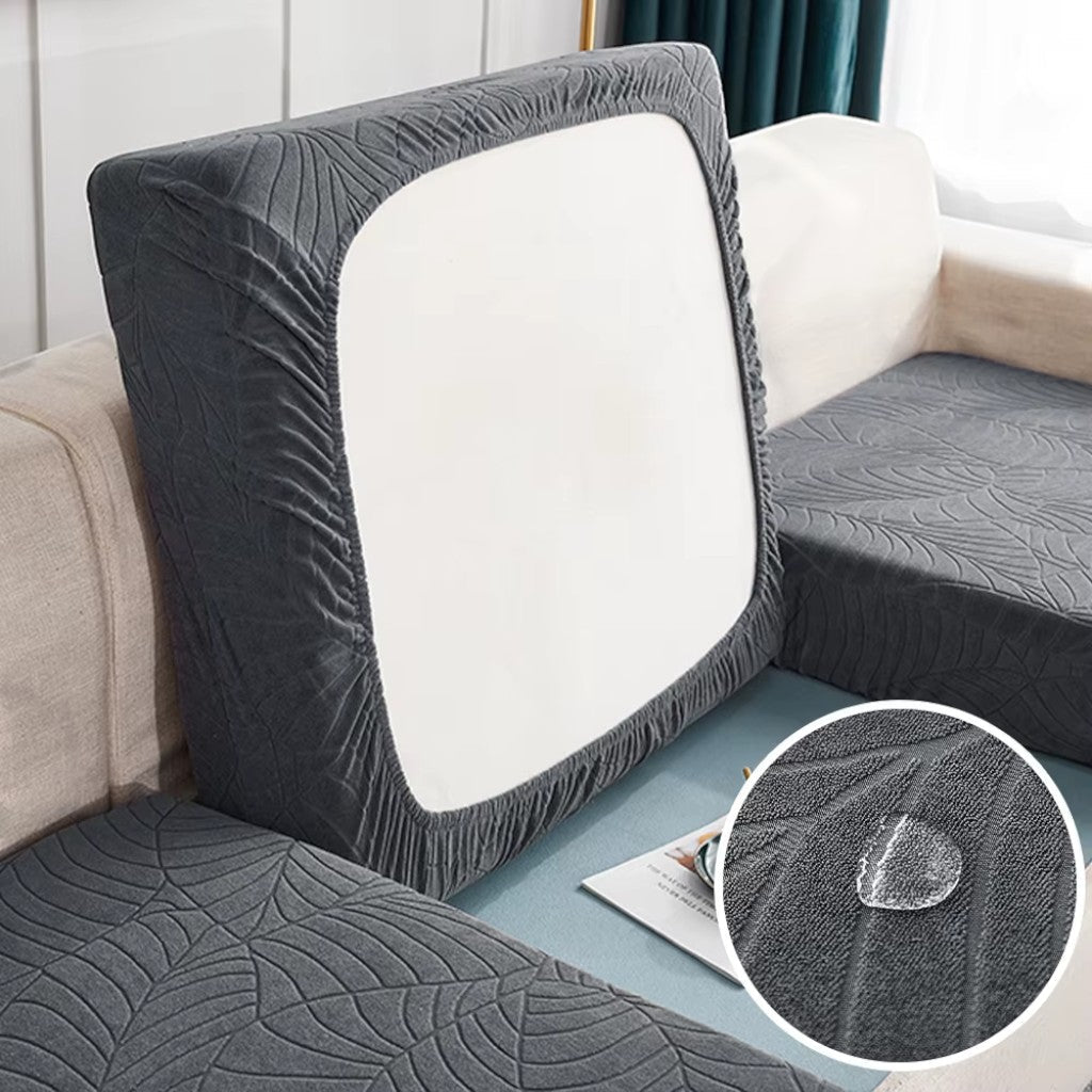 Housse de coussin de canapé en chenille, imperméable