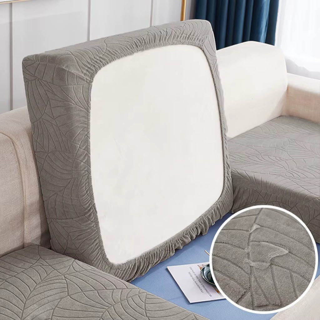 Housse de coussin de canapé en chenille, imperméable