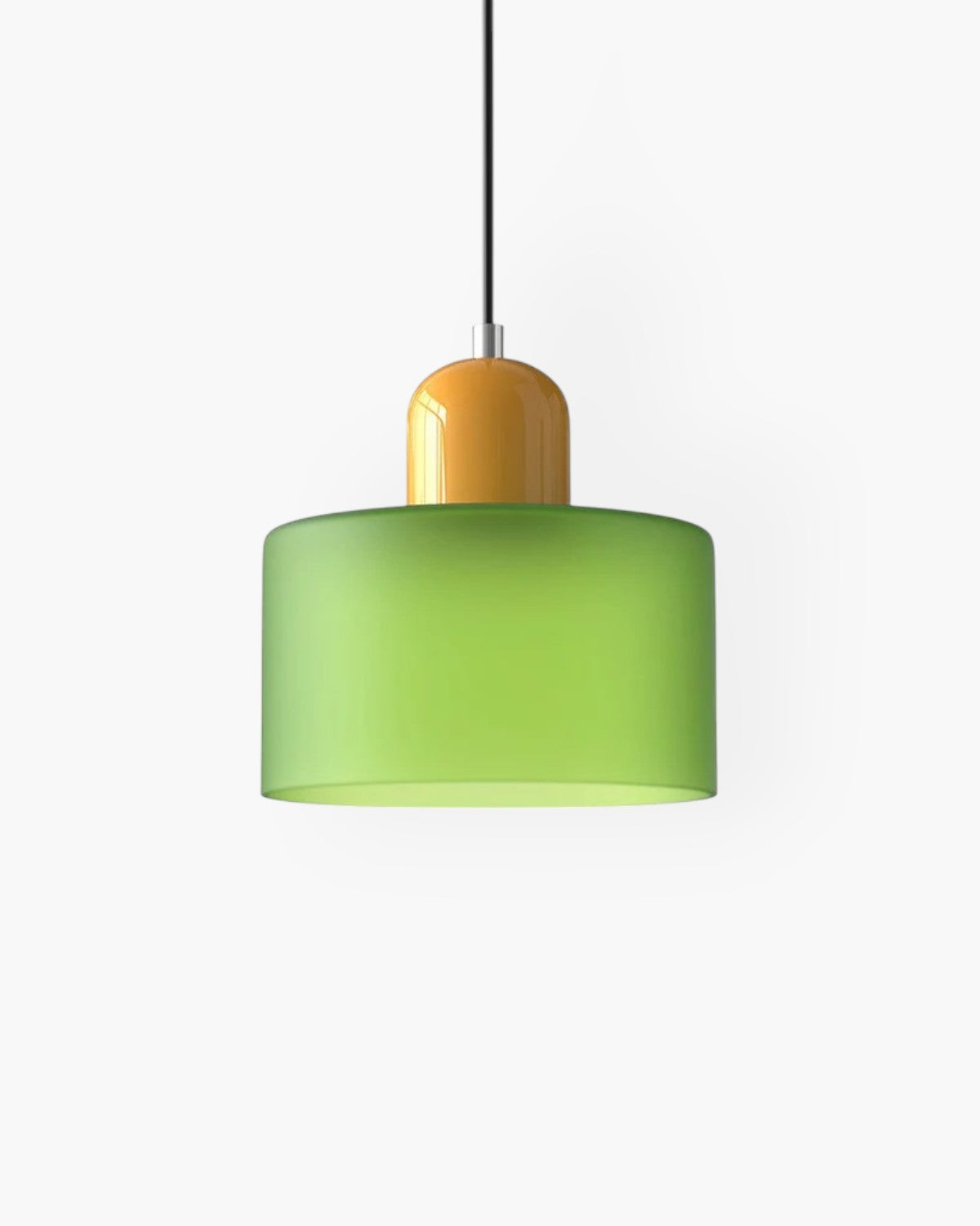 Petite suspension en verre coloré, 15 cm
