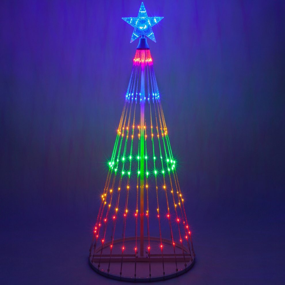 Décoration de Noël LED Animée Multicolore