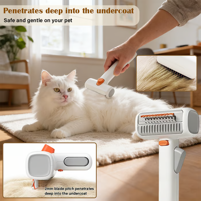 2-in-1 Grooming Comb for Dogs and Cats