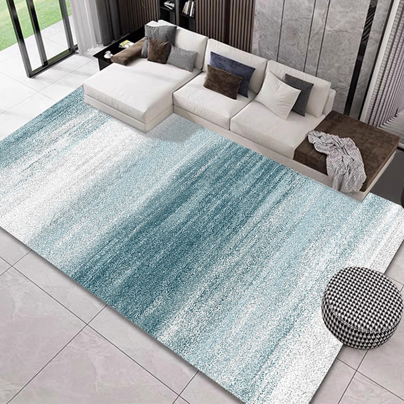 Grand tapis en fausse laine 300 x 200 cm, motif abstrait