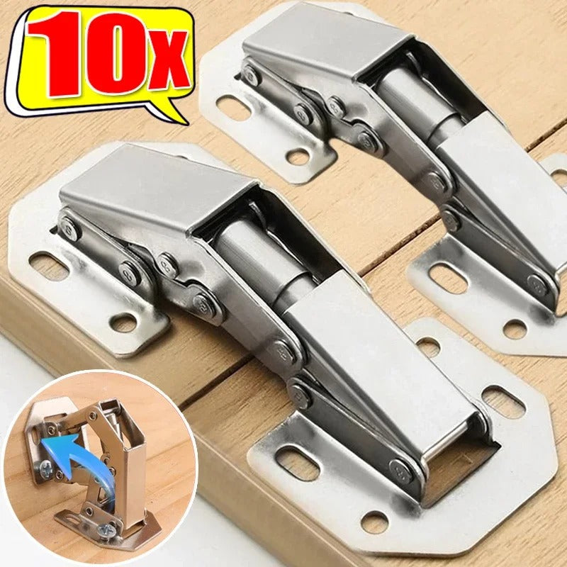 Lot de 10 Charnieres de Cabinet a Fermeture Douce