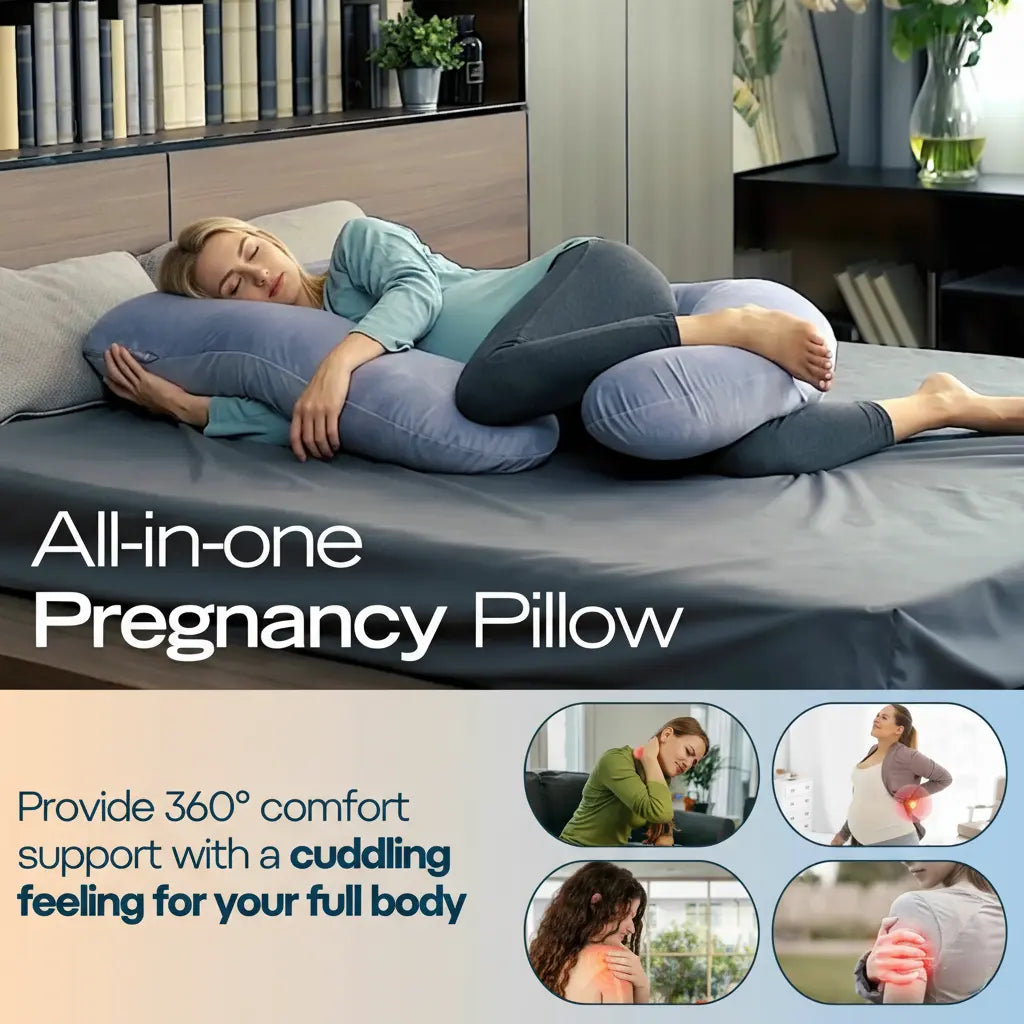 U-Shaped Full Body Pillow, Microfibre Fill