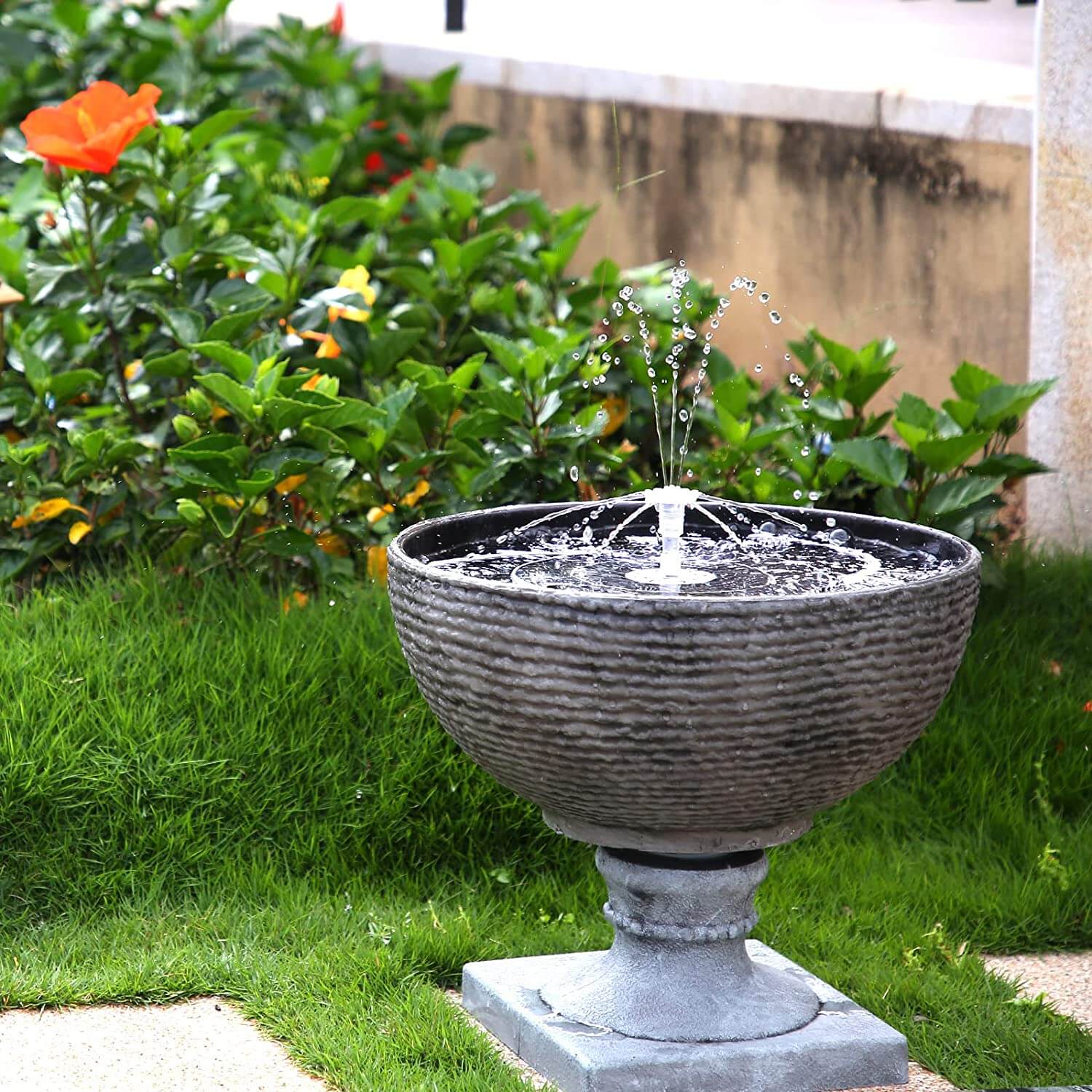Fontaine Solaire à Énergie LED