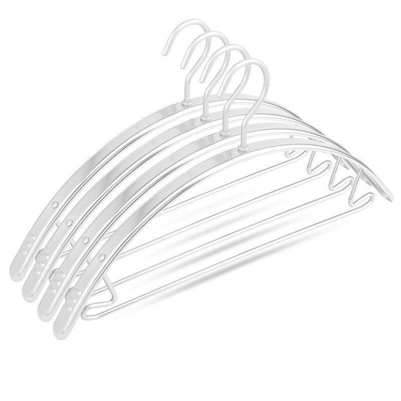 Cintres arqués en aluminium, lot de 5 ou 10