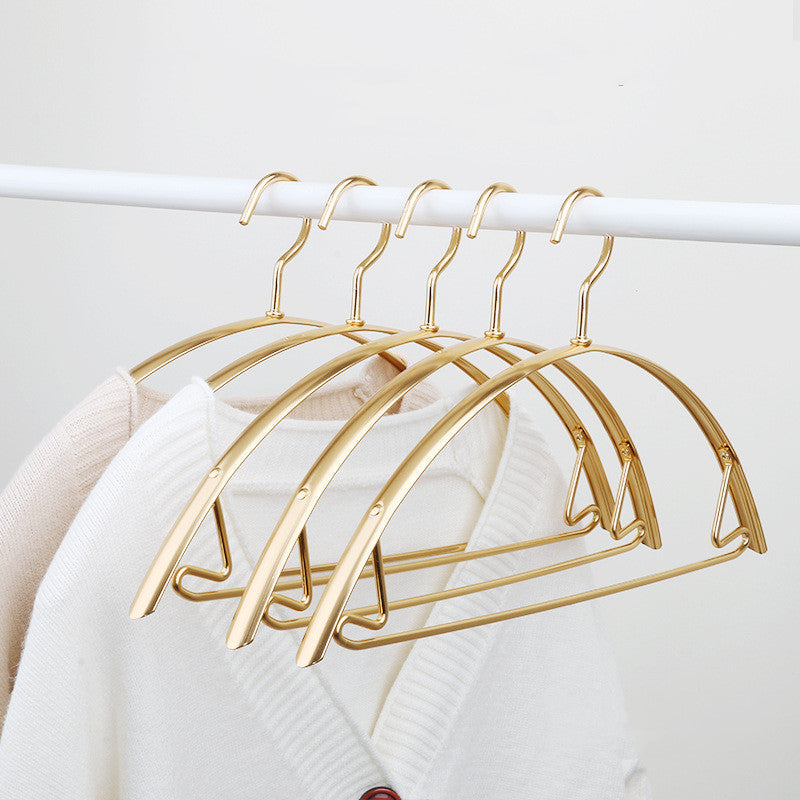 Arched Aluminium Clothes Hangers, Set of 5 or 10