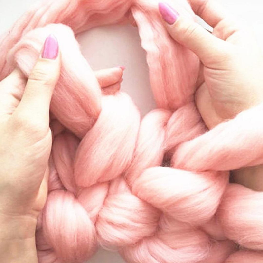 WinterVibe - Kit Plaid DIY en Grosse Maille