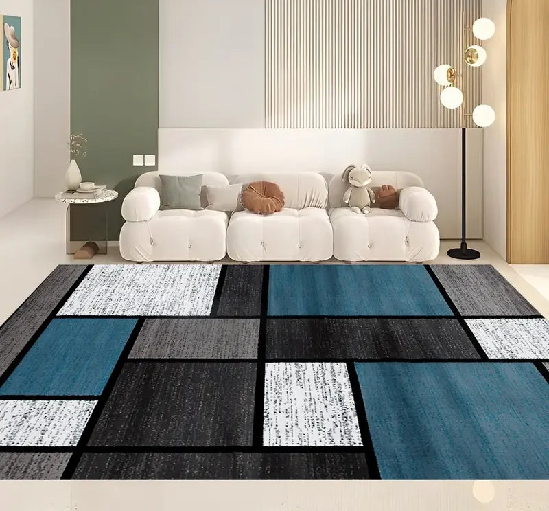 Grand tapis moderne 300 x 200 cm à motif géométrique